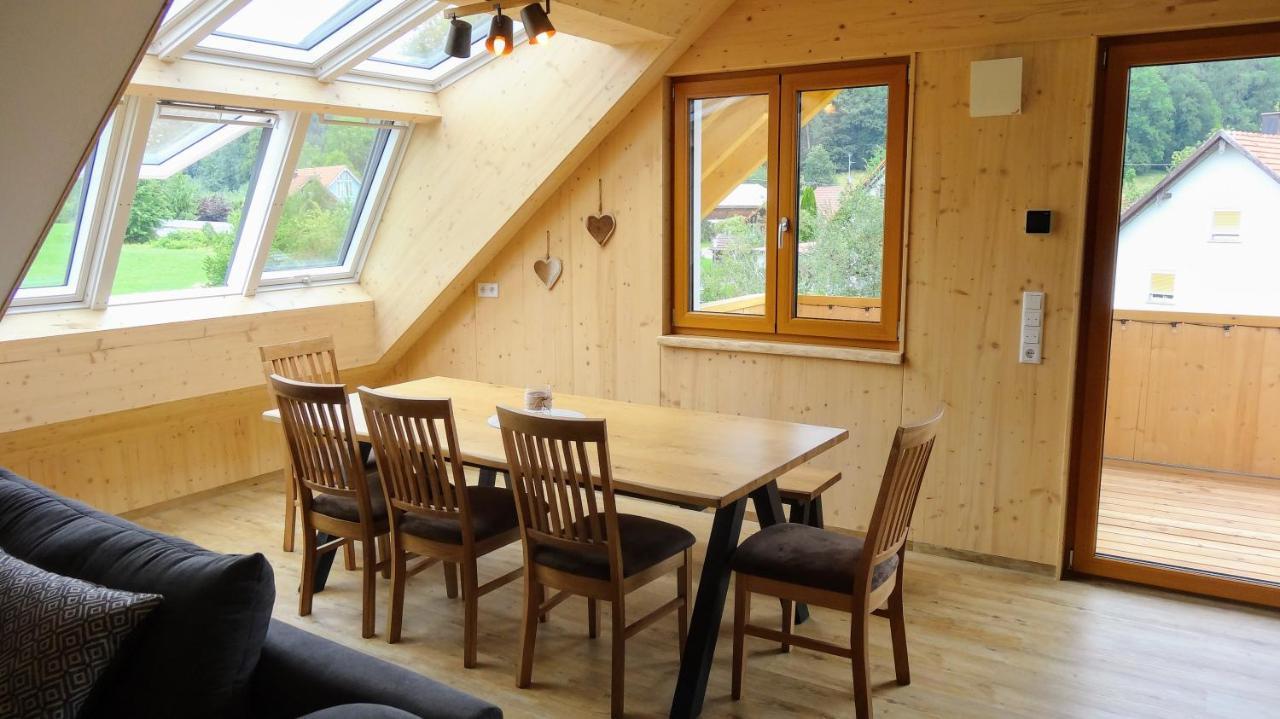 Baumkrone Im Happy Allgaeu - 2-Stoeckige Wohnung Mit Wohnnetz Leutkirch im Allgäu Eksteriør bilde